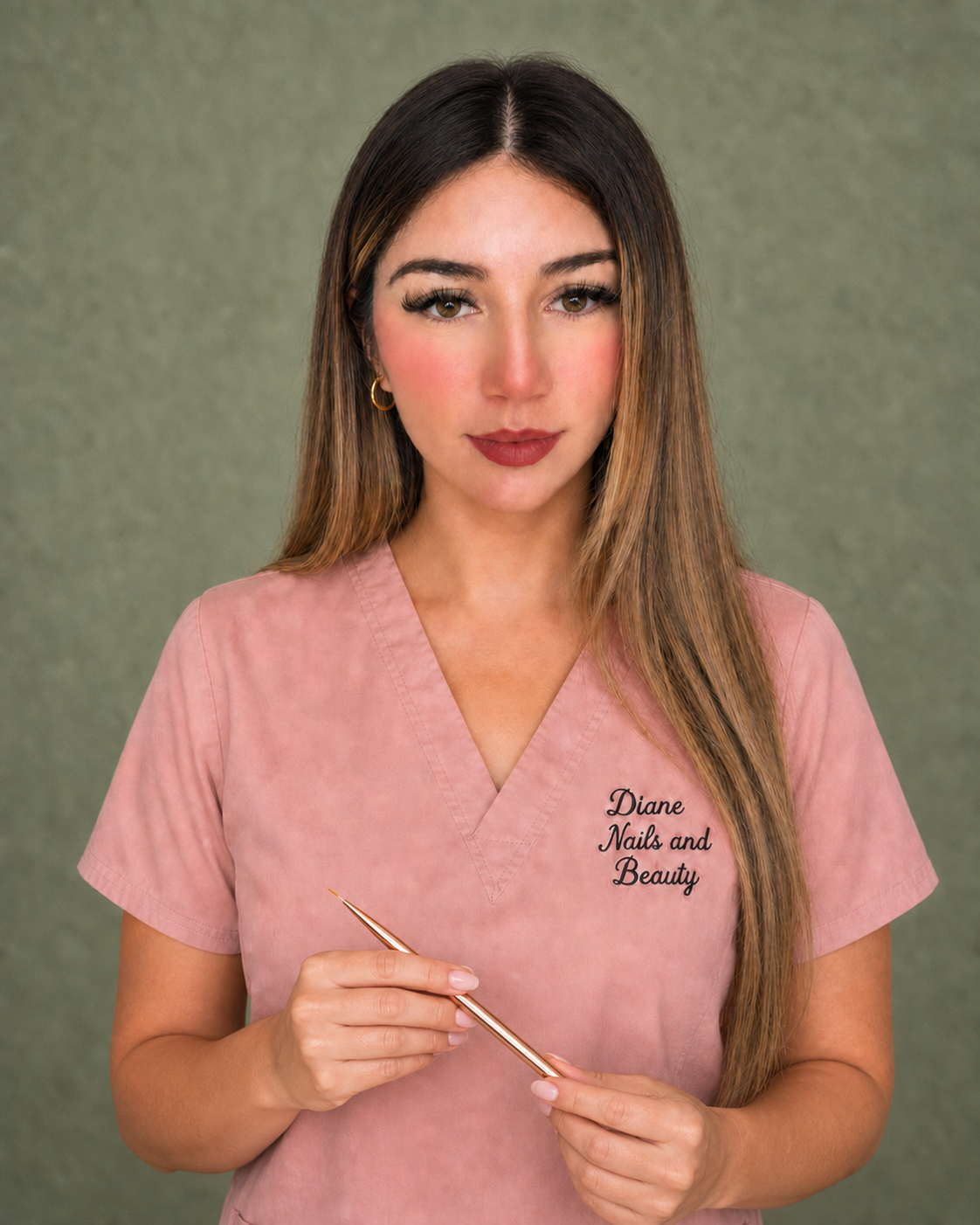 Jacqueline Lamas, técnica en uñas